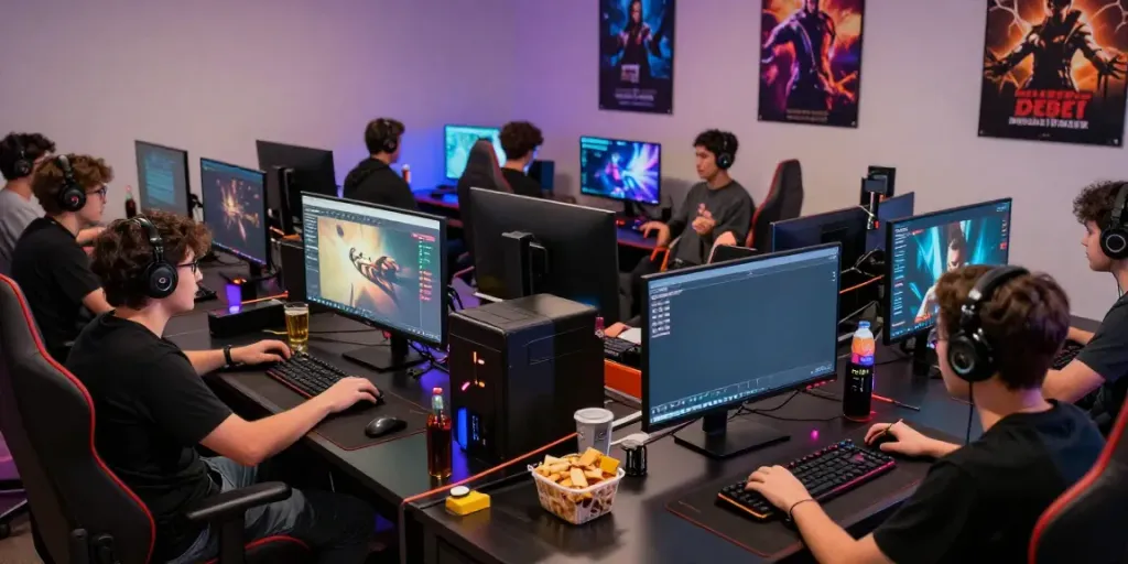 Engaged players at http://debet-onl.com enjoying vibrant online gaming experience.