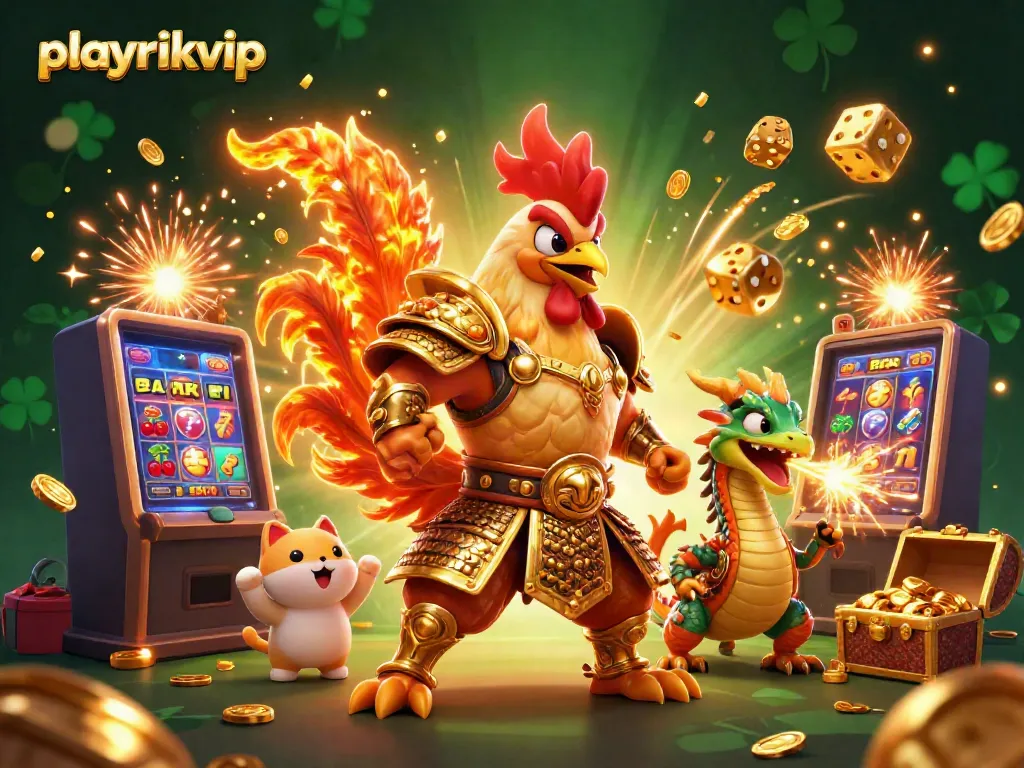 Experience big wins at playrikvip with our thrilling gaming adventure featuring a golden jackpot explosion.