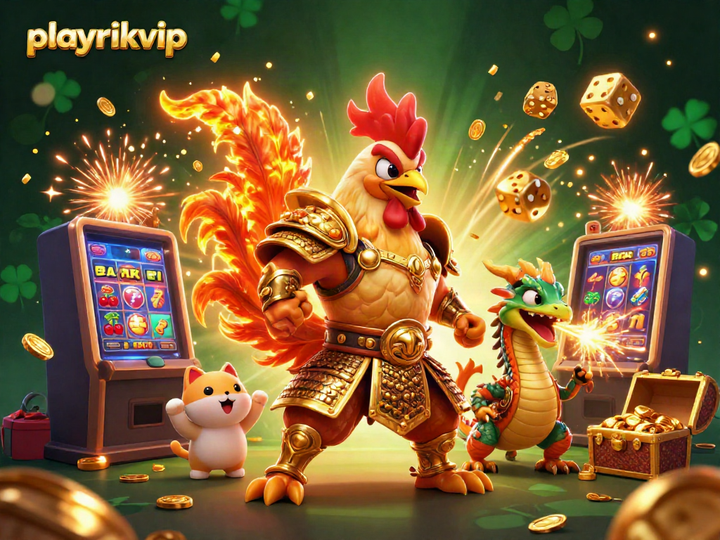 Experience big wins at playrikvip with our thrilling gaming adventure featuring a golden jackpot explosion.