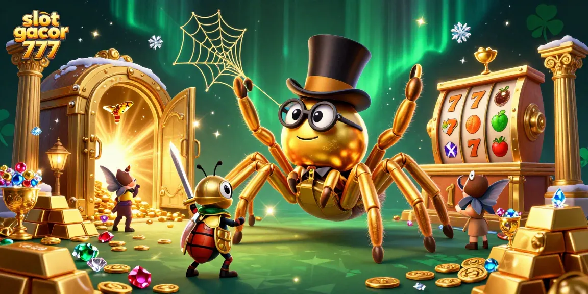 Engage with the thrilling slot gacor 777 experience featuring golden characters and dazzling treasures.