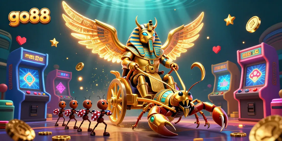 Play 3D casino games at go88 with golden beetles and arcade machines for thrilling jackpots.