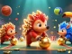 Experience thrilling gameplay with oke179 as pangolins battle in vibrant casino chaos.