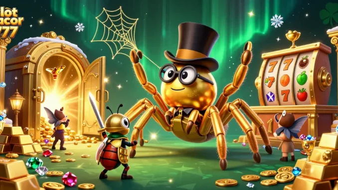 Engage with the thrilling slot gacor 777 experience featuring golden characters and dazzling treasures.